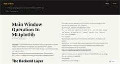 Desktop Screenshot of phpandmore.net